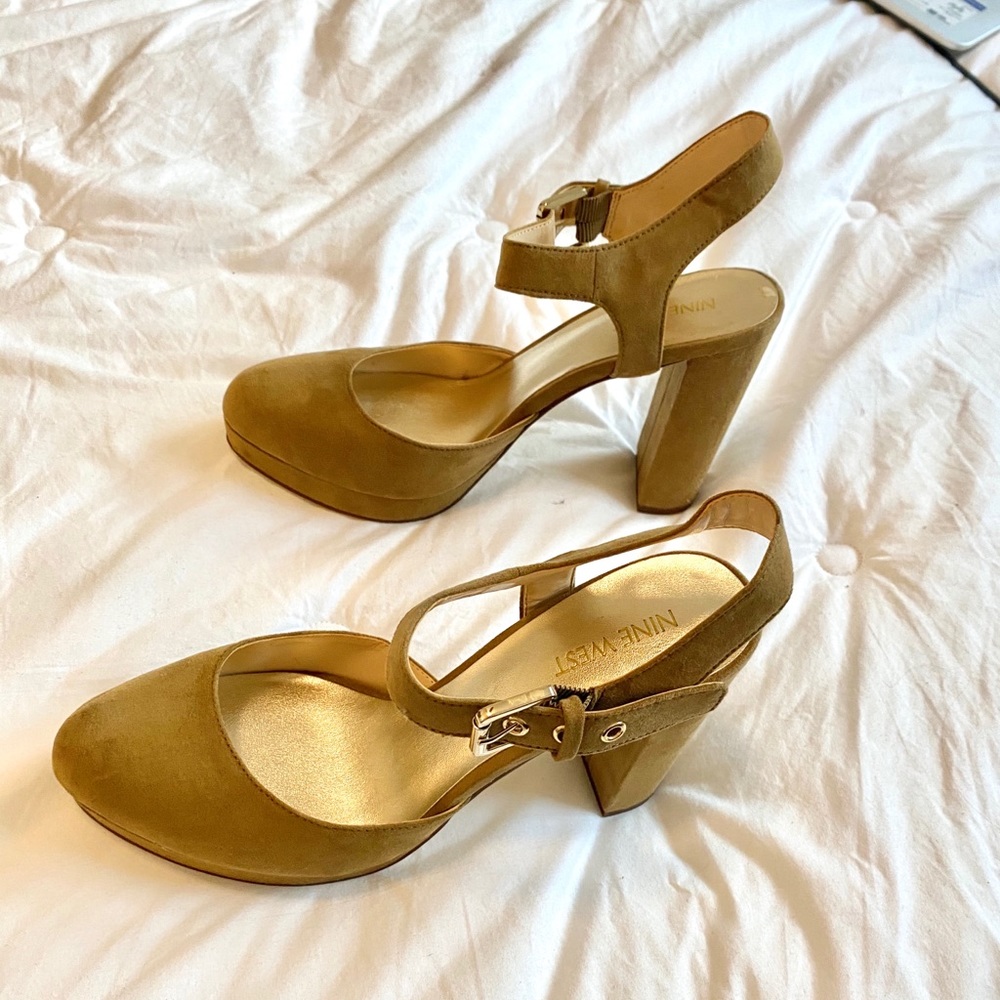 Nine West Platform Heels Size 8